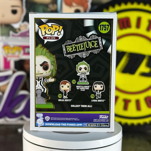 Beetlejuice on Tombstone Funko Pop! Plus - Picture 3 of 6